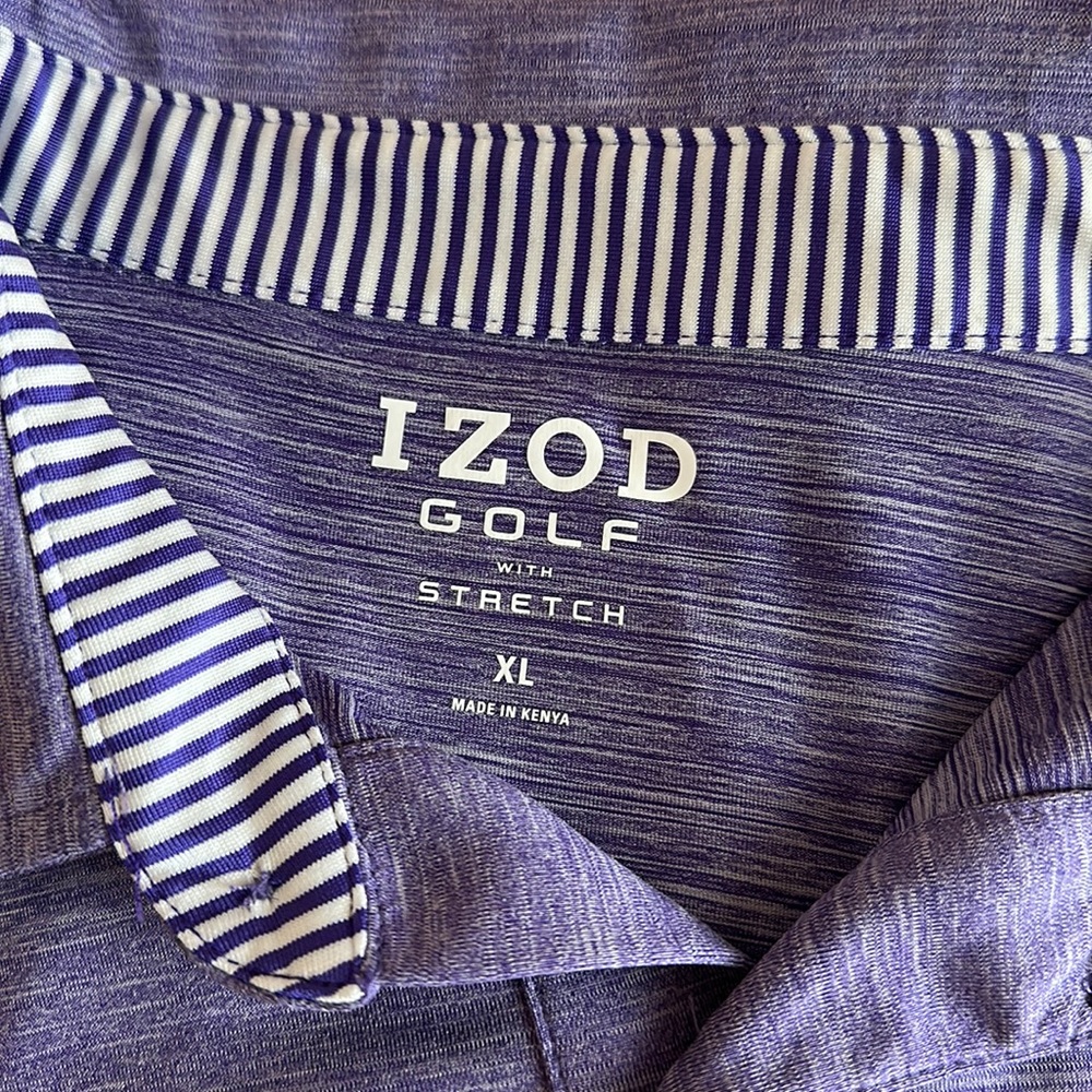 Purple IZOD Golf Polo XL